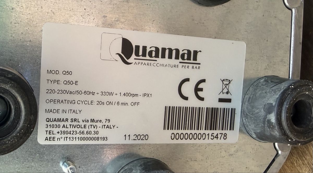 Elettrodomestici da cucina: Quamar Q50/E Kaffeemühle – Usato da Basel venduto da mcescher64 2