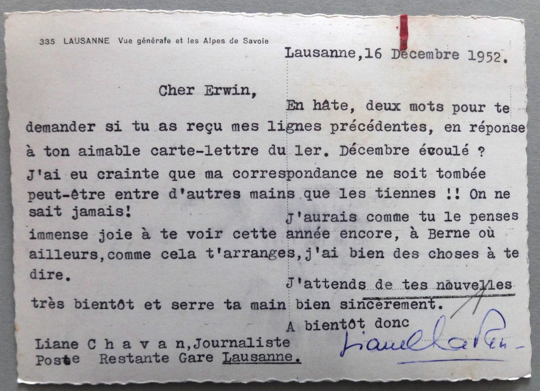 Ansichtskarten: Lausanne - Vue générale – Defekt aus Fétigny von Billy2miny 1