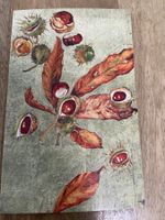 AK ungelaufen Natur Kastanien 🌰 Horse Chestnut Kunstkarte