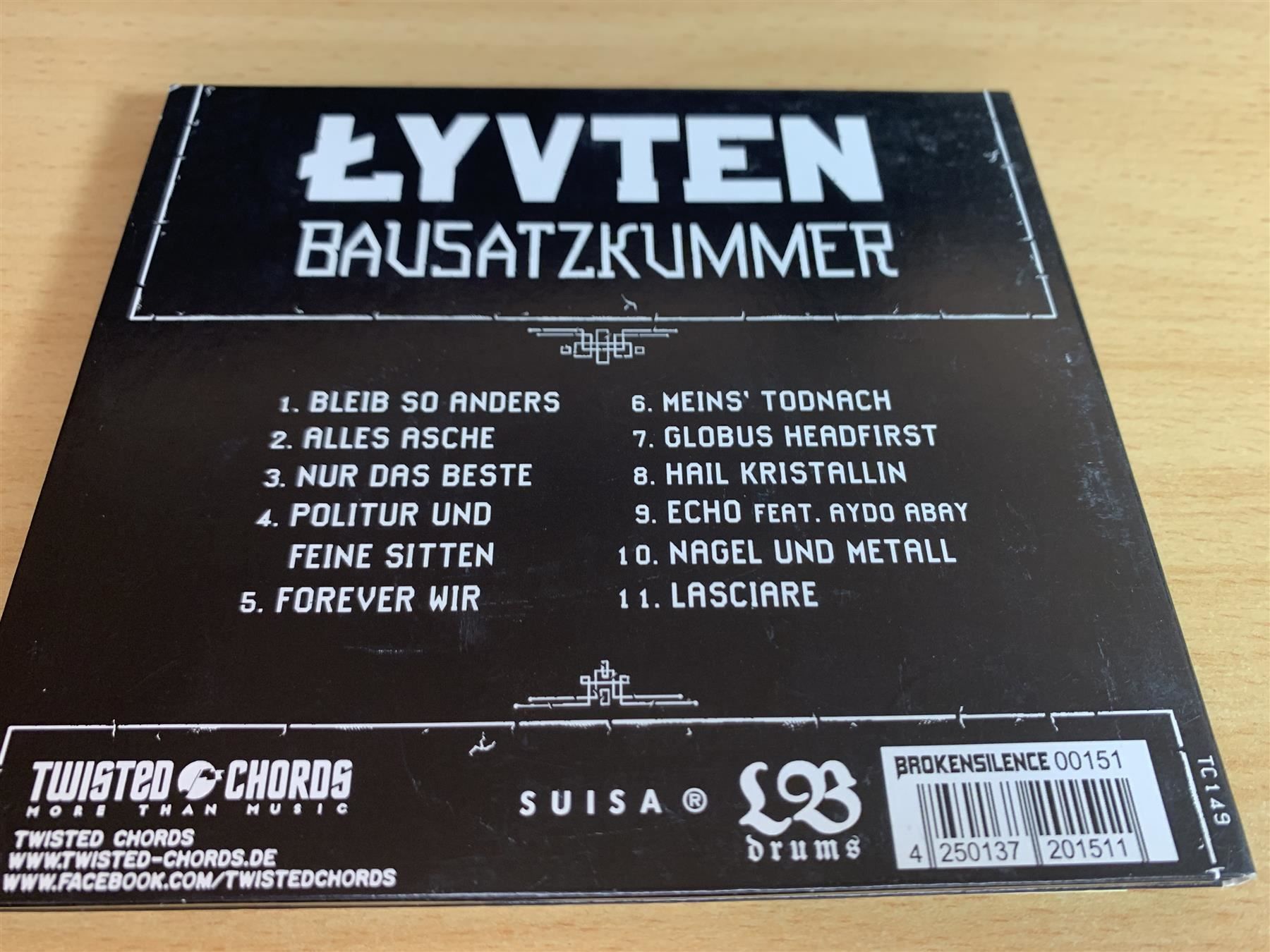 CD: Lyvten – Bausatzkummer – Usato da Rikon im Tösstal venduto da Alpenmutz 1