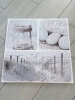 Wandbild Leinwand Motiv Natur grau quadratisch 50x50cm