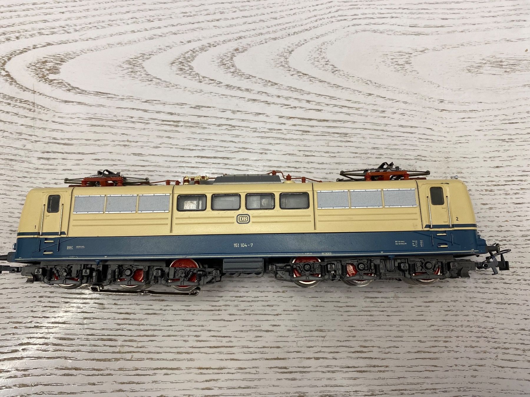 Märklin Modelleisenbahnen: Märklin 3058 DB BR151 schwerer Güterzug – Gebraucht aus Lupsingen von New-Haven 1