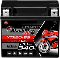 BlackMax CTX20-BS Motorradbatterie
