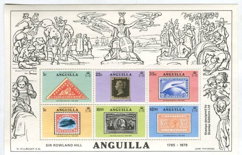 Tutti i francobolli: Block "One Penny Black". Anguilla – Nuovo e nell'imballaggio originale da Basel venduto da Butsch5