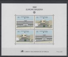 Madeira 1990 Europa-Cept Block Nr. 11 sauber postfrisch **