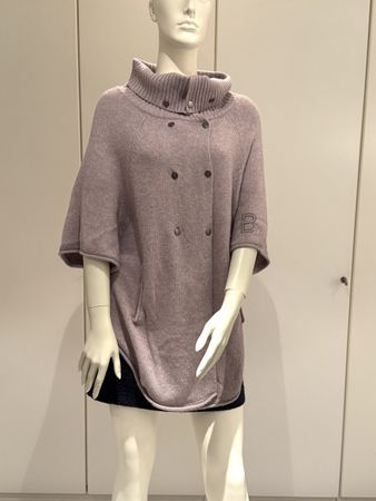 Cape-jaquette Bérénice  couleur prune 40-42