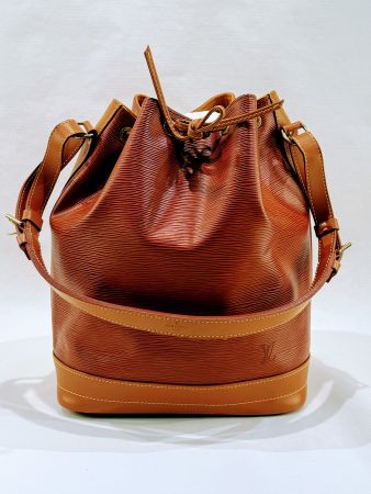 Louis Vuitton Epi Noe Grand in Bicolor Braun
