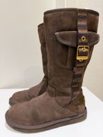 UGG Australia Damen Stiefel Boots braun Wildleder Gr. 38