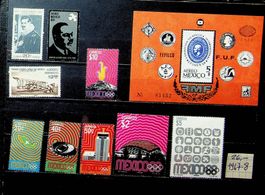 MEXIQUE BEAUX TIMBRES NEUFS**. 1967-68. COTE 26 EUROS / U56