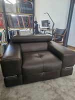 Fauteuil cuir haut de gamme  design contemporain