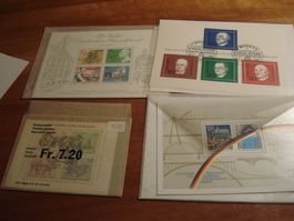 4 Blocks Bundespost **/o