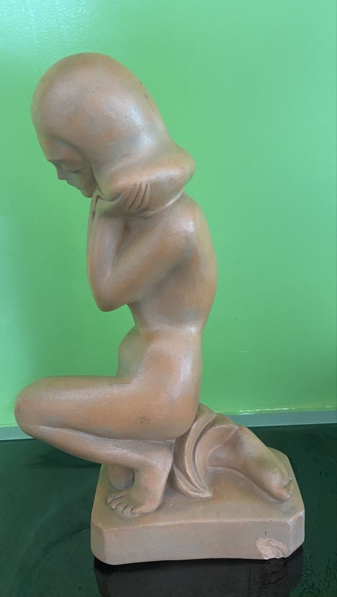 Figuren: Keramikfigur Frau – Gebraucht aus Baden von Sarahhedwig 1