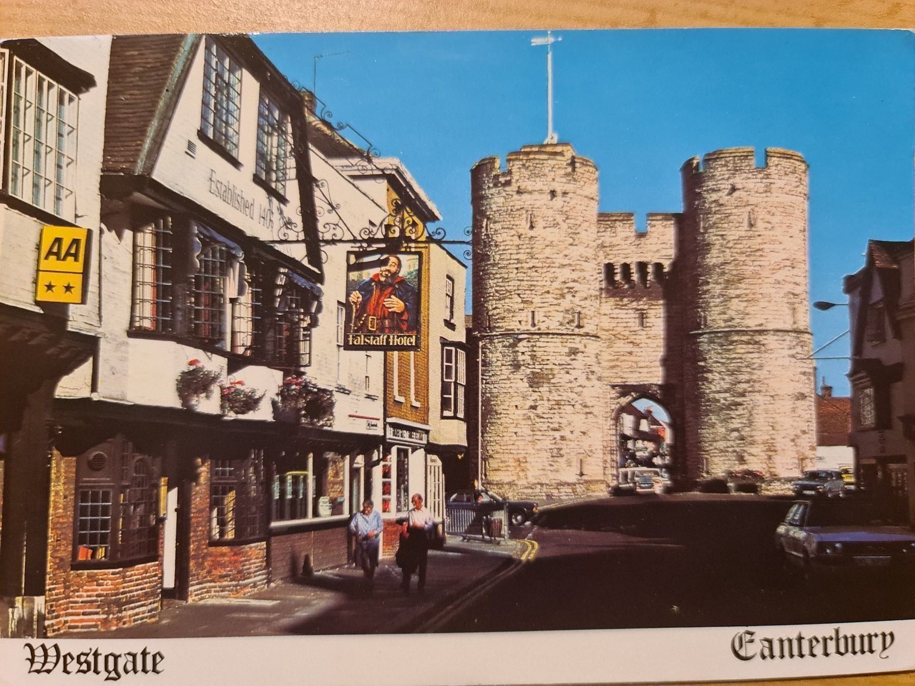 Cartoline postali: Ansichtskarte Canterbury England – Usato da Dintikon venduto da Vexi