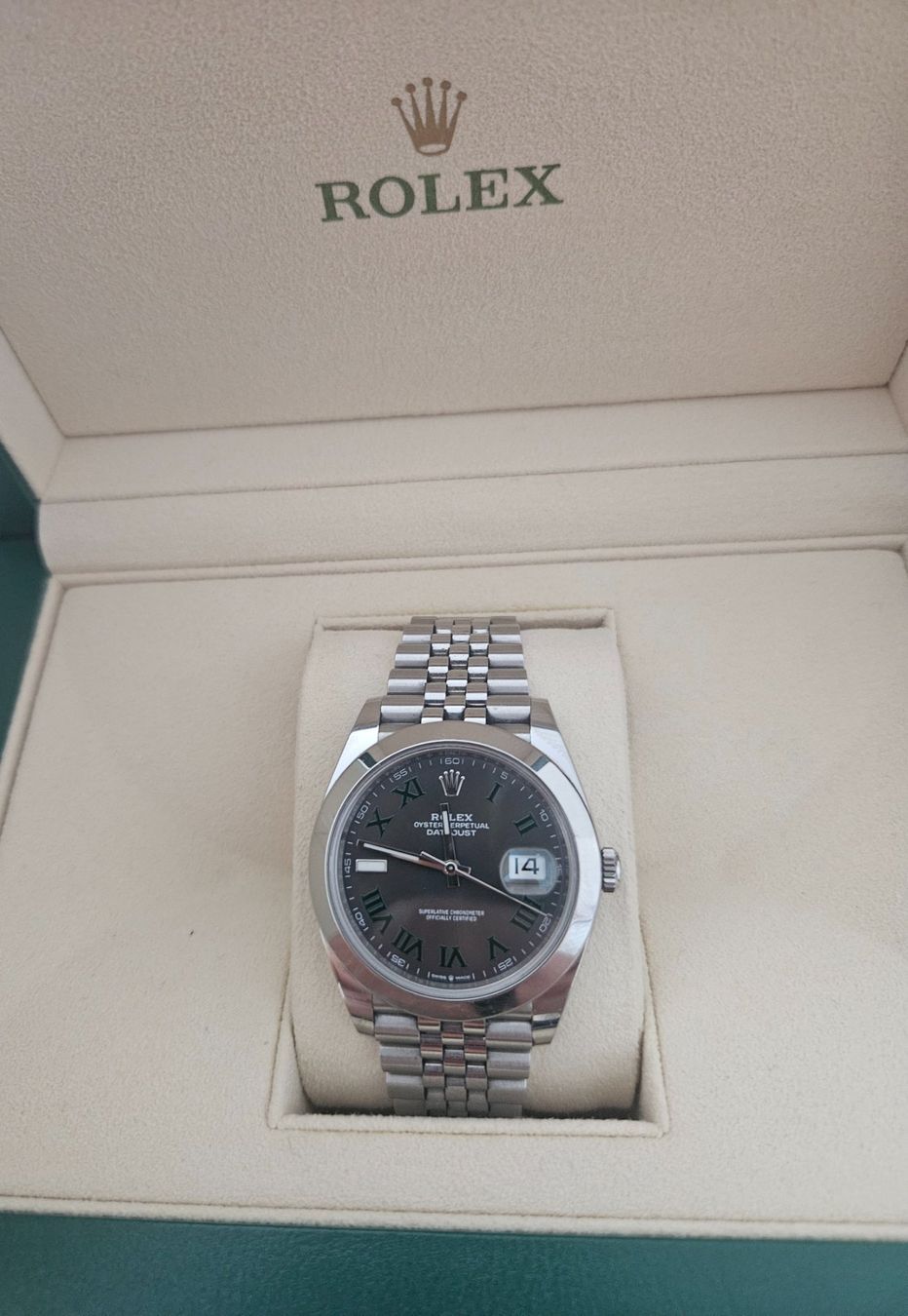 Rolex Montres: Rolex Datejust Wimbledon 41 - 126300 – D'occasion à Horgen par icardo1950 1