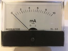 Drehspulinstrument 0-10mA DC