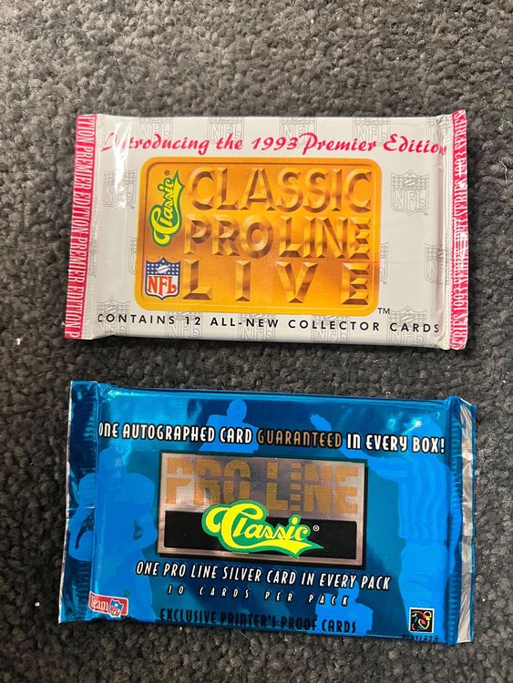 NFL cards 90s card packs (x2) Kaufen auf Ricardo