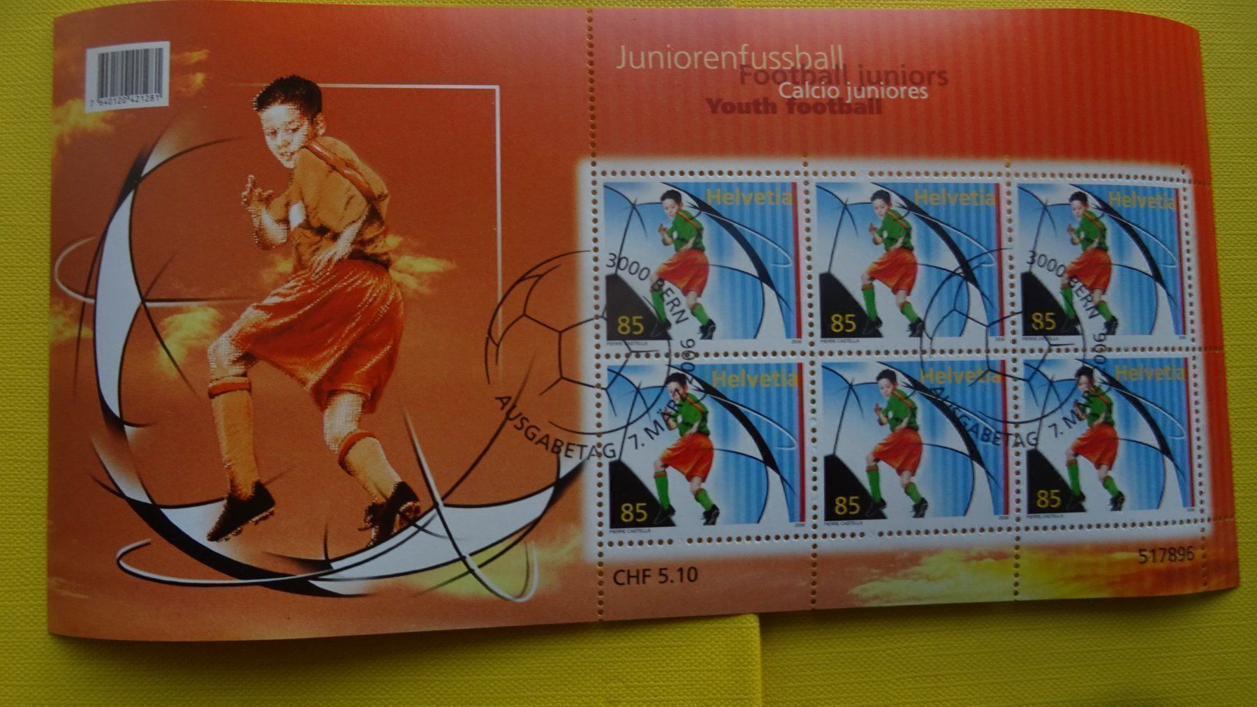 Tutti i francobolli: 2006 KLEINBOGEN JUNIORENFUSSBALL ERSTTAG – Nuovo (secondo la descrizione) da Eschenbach SG venduto da eDaisy