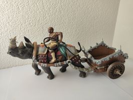 Schleich Ritter Kampfnashorn Rarität Nashorn Krieger 1 CHF