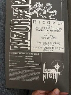 Fumetti: RAZOR RITUALS- #12 - 1995 - London Night Studios – Usato da Bern venduto da pacolino22 2