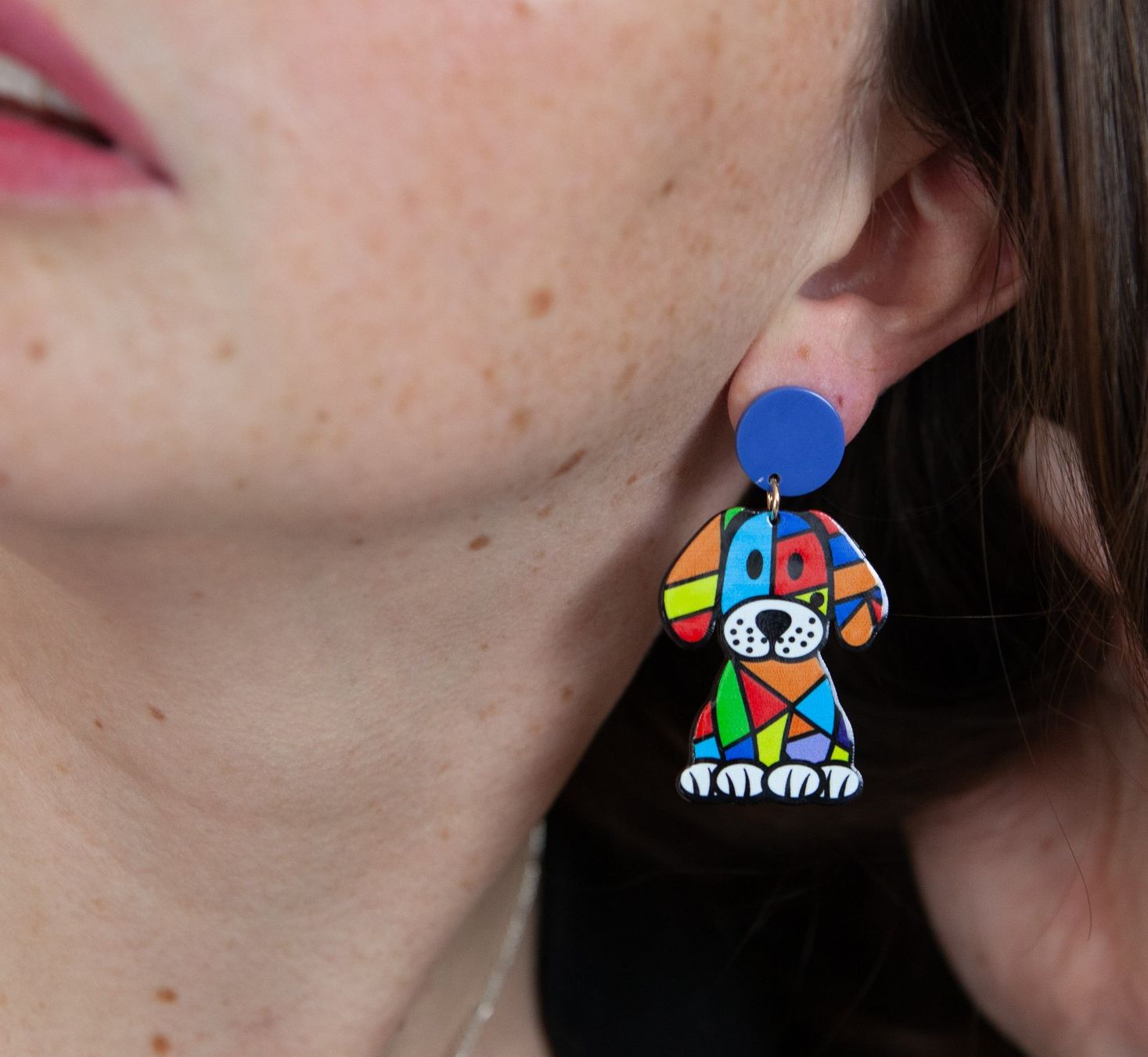 Orecchini pendenti & Orecchini a lobo: Boucles d'oreilles originales Chien neuves – Nuovo (secondo la descrizione) da YVERDON-LES-BAINS venduto da Tony-no 3