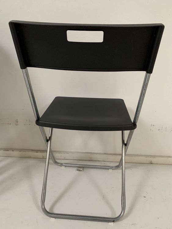 Klapstoel zwart 4x in Leidschendam - Huis en Inrichting, Banken en Stoelen