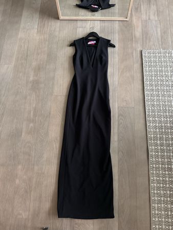 Solace London Long Black Dress size 34