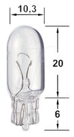 Glassockellampen T10 f. Super Cherry u.a