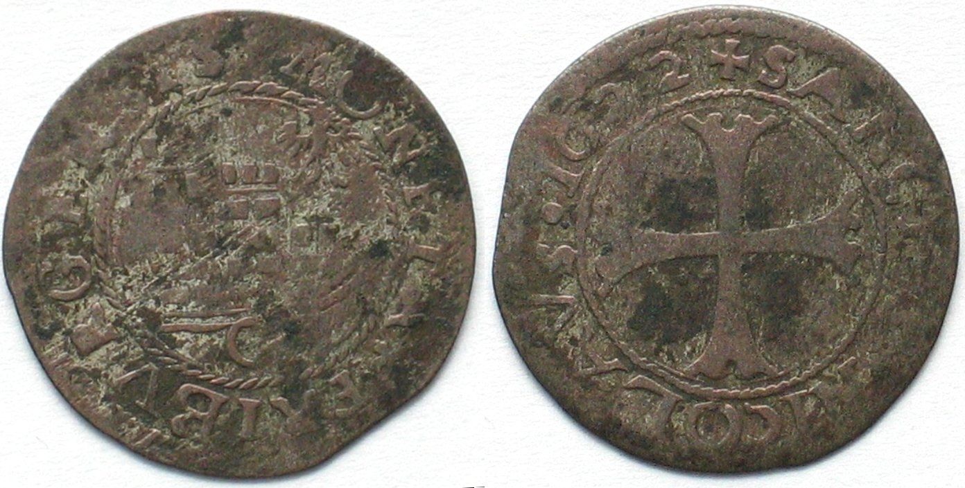 Tutti le monete: FREIBURG Batzen 1622 Billon – Usato da Riehen venduto da sesambestcoins2004