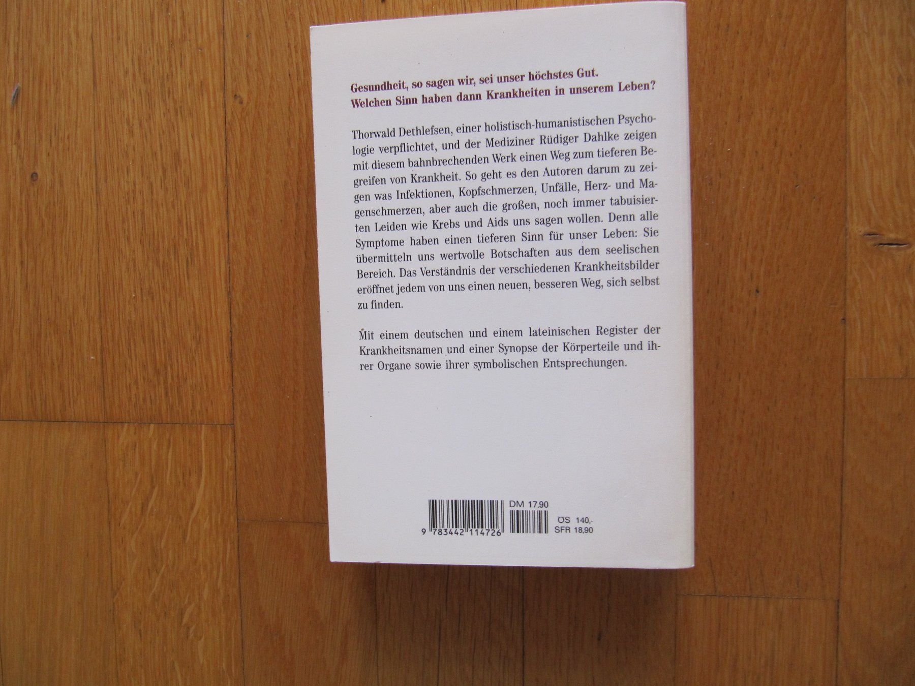 Bücher: Krankheit als Weg / Dahlke Dethlefsen – Neu (gemäss Beschreibung) aus Würenlos von Carabella0 2