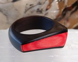 EBENHOLZ RING - NATUR PUR - UNIKAT