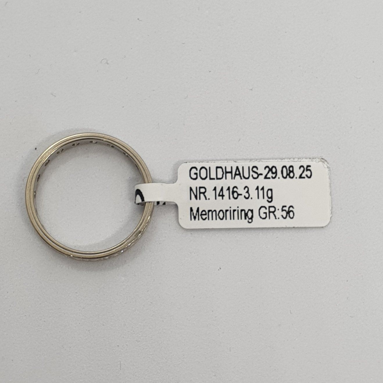 Anelli: Echt 18K Gold - Diamant Memoire Ring – Usato da Luzern venduto da Goldhaus-Luzern 2