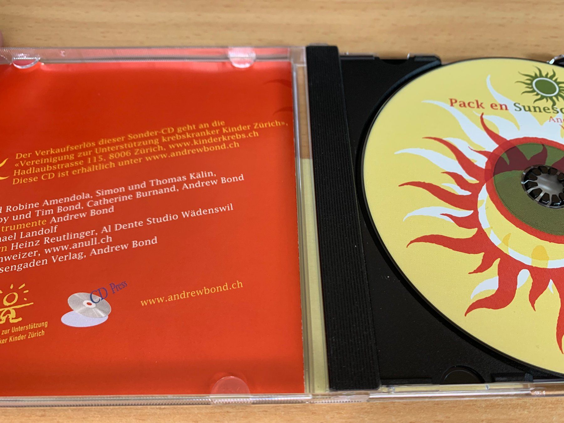 CD: Andrew Bond - Packen Suneschtraal – Usato da Rikon im Tösstal venduto da Alpenmutz 2