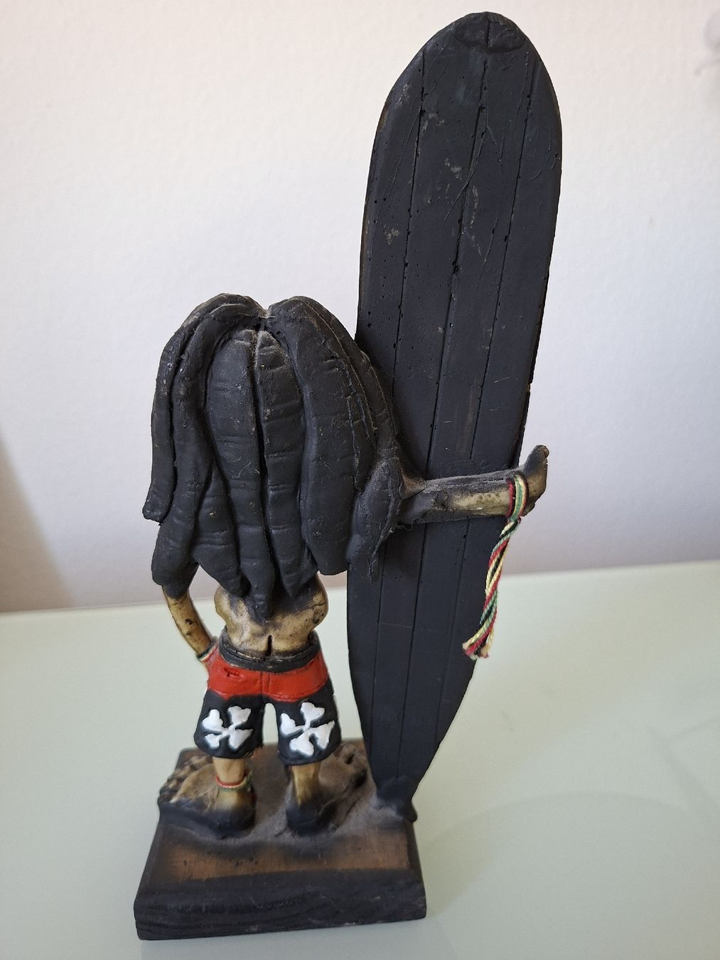 Statuette: Statuette Rasta Surfeur - Déco d'été originale et unique ! – Usato da Mézières VD venduto da Grymmjow1904 4