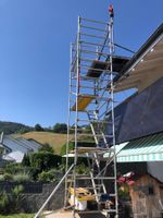 Baugerüst,  Rollgerüst,  Gerüstturm Alu, ca 7m, Miete