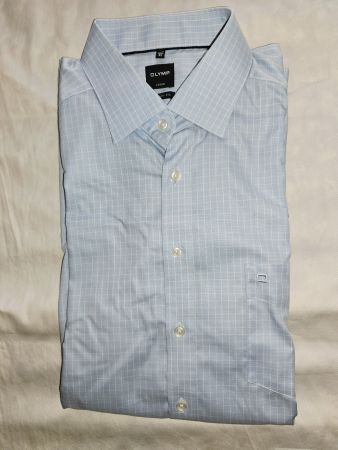 Chemise 2XL, Olymp, modern fit, bleu ciel
