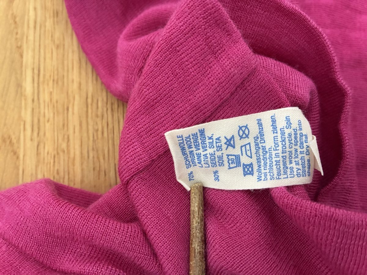 Maglioni & Felpe: Engel Rollkragenpullover Wolle Seide pink Grösse 116 – Usato da Gingins venduto da Kakakia 2
