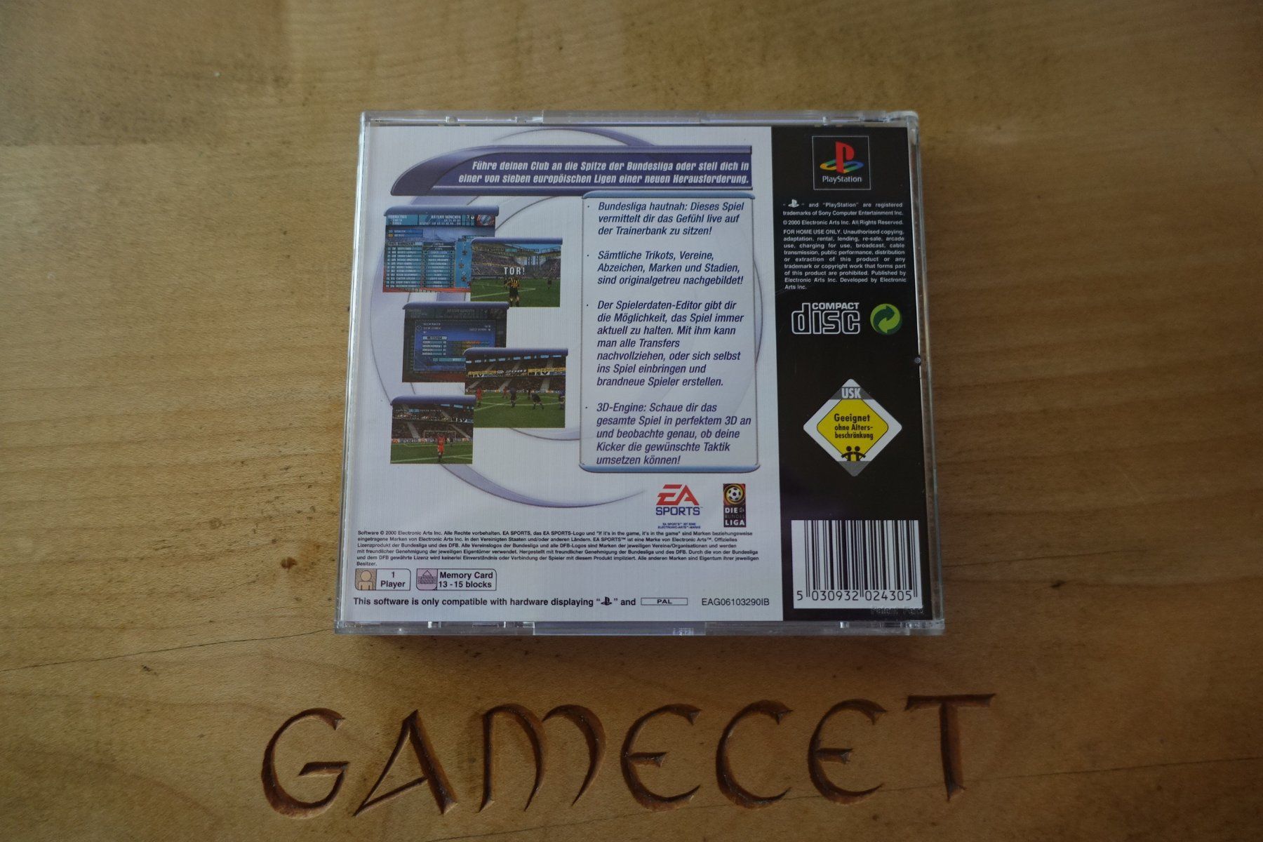 Sony Giochi: Fussball Manager Bundesliga 2001 – Usato da Steinach venduto da Gamecet 2