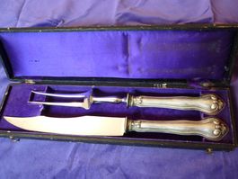Tranchierbesteck Silber