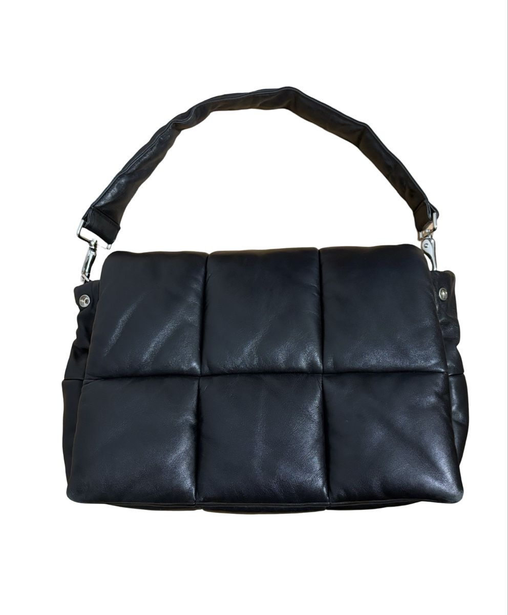 Stand Studio Borse da donna: Stand Studio Wanda Clutch Bag Leder Schwarz Handtasche – Nuovo (secondo la descrizione) da Regensdorf venduto da secondchancefashion 1