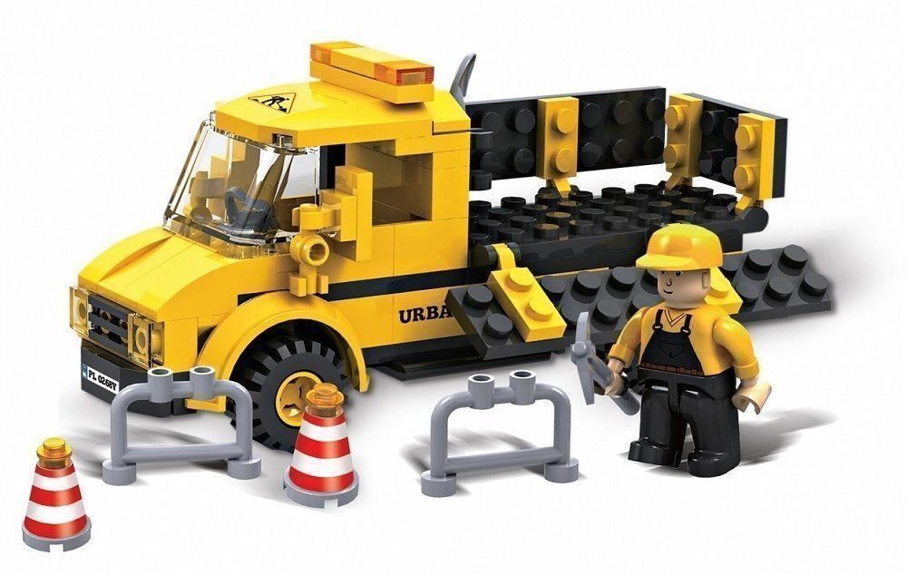Kit di costruzioni: City - Strassenbau, Bagger, Kranwagen – Nuovo e nell'imballaggio originale da Biel/Bienne venduto da Spiel-Markt 1
