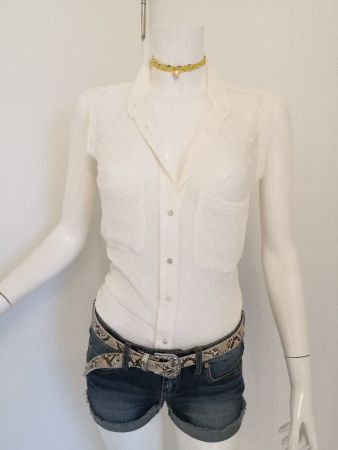 🤩MANGO ÄRMELLOSE BLUSE ECRU & MUSTER & TASCHEN NEU & D&G P.