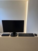 Monitor + Docking-Station + Maus-Tastatur