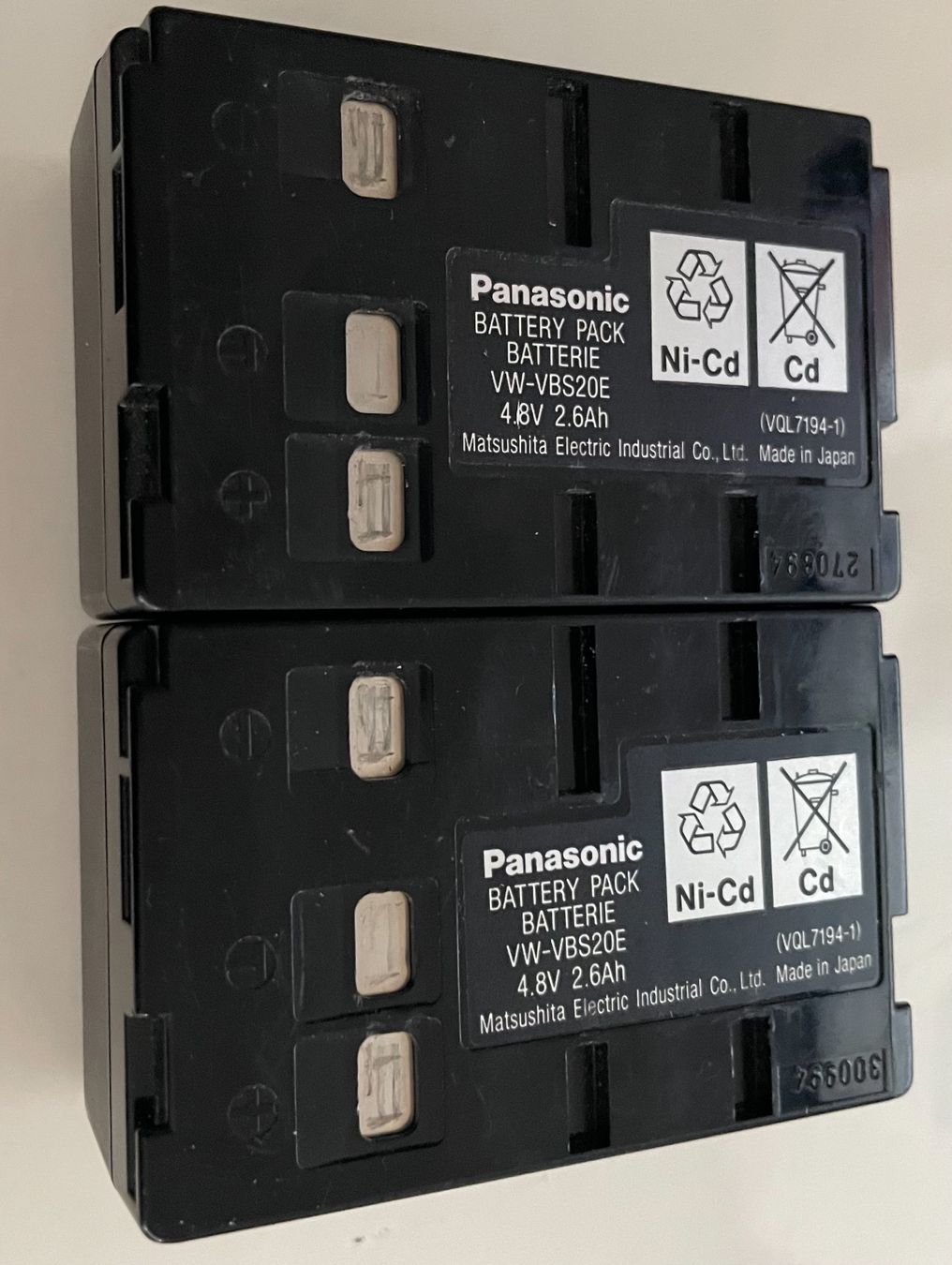 Panasonic Batterie: Panasonic  Battery pack Akku – Usato da Riehen venduto da Lord7M7 5