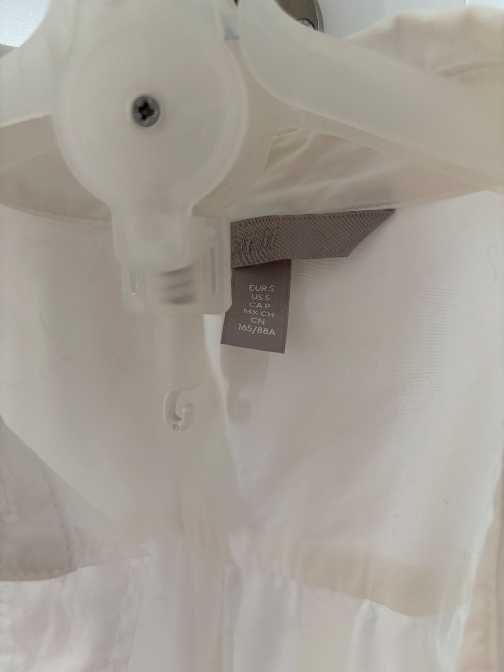 H&M Camicette: H&M Oversize Hemdbluse Weiss – Grösse S – Usato da Winkel venduto da masrisa 2