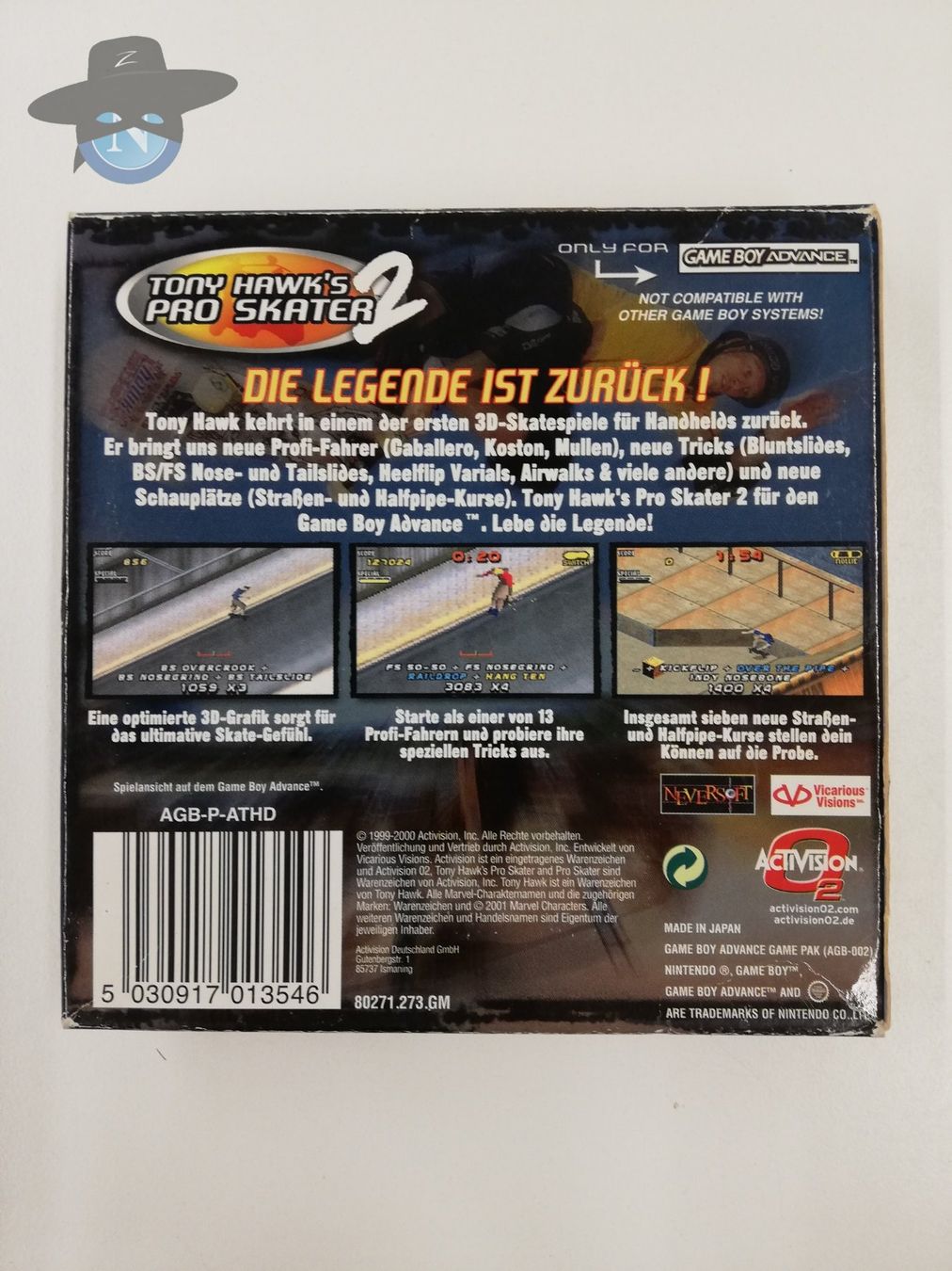 Nintendo Spiele: Tony Hawk's Pro Skater 2          / Nintendo GBA – Gebraucht aus St. Gallen von zorro_dc 1