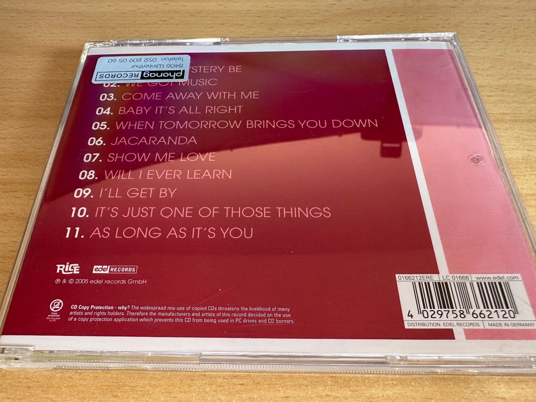 CD: Incognito – Eleven – Usato da Rikon im Tösstal venduto da Alpenmutz 1
