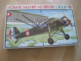 Morane Saulnier MS 500/502 ESCI 2 Auflage 1979 Bausatz 1/48