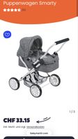 Puppenwagen Smarty grau neuwertig