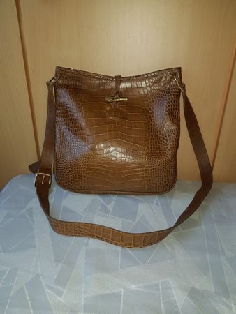 Longchamp Leder Handtasche/Umhängetasche