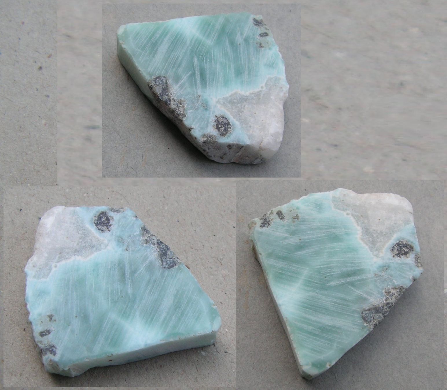 Mineralien & Heilsteine: ♥ LARIMAR - ATLANTIS STEIN - SCHEIBE ♥ – Neu (gemäss Beschreibung) aus Derendingen von Editka 3